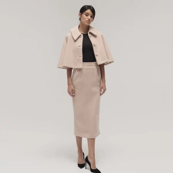 Cashmere Cape With Skirt