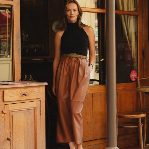 Nappa Leather Skirt